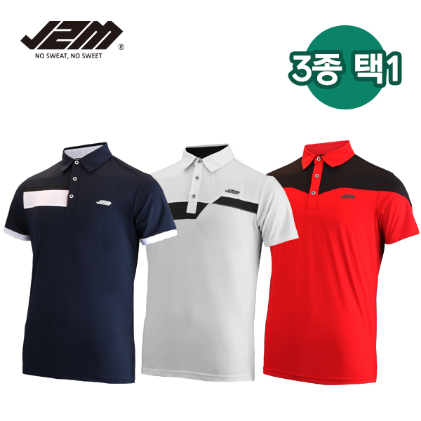 J2M 썸머젠틀맨리그 골프 반팔티셔츠 3종택1